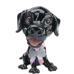  Little Paws Jet Black Labrador Dog Figurine Everything 