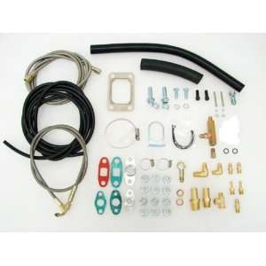   Oil Line Kit for T3/t4 , T3, T70 Turbo and Most Turbo Automotive