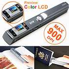   Handheld Scanner w/ Preview Color LCD + JPG/PDF Format Selection
