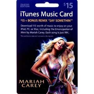   Carey Say Somethin (Remix) Colectors Edition iTunes $15 Music Card