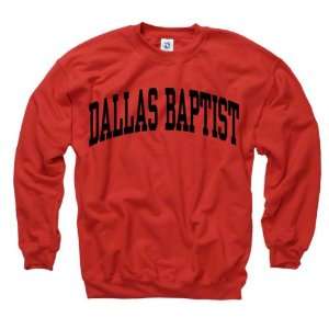  Dallas Baptist Patriots Red Arch Crewneck Sweatshirt 