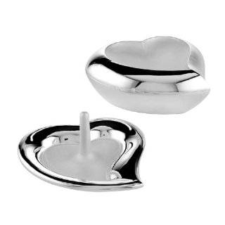 Lenox Wedding Promises Silver Plate 2 Piece Ring Holder and Heart Box