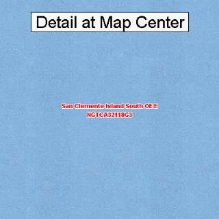  USGS Topographic Quadrangle Map   San Clemente Island 