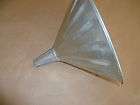 ANTIQUE STYLE FUNNEL GALVANIZED 12 OPENING 10 TALL