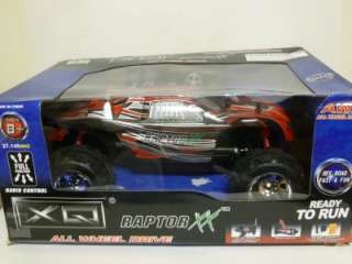 Extreme Machines Raptor XX RC Truck Off Road All Wheel Drive Red 