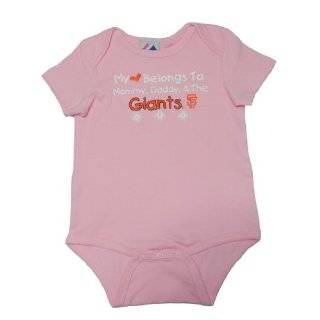   Giants Baby / Infant One Piece Bodysuit / Romper / Onesie   Pink