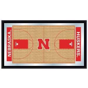   of Nebraska Cornhuskers Basketball Mirrored Sign