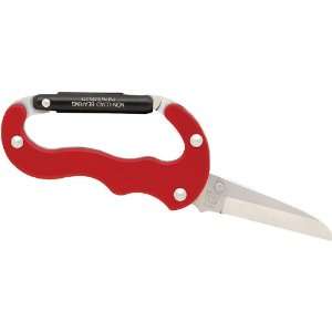  Kershaw Knives Mini Biner (Red) Carabiner Clip with 2 