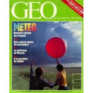  Géo n°101, juillet 1987  météo collectif Books