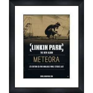 LINKIN PARK Meteora   Custom Framed Original Ad   Framed Music Poster 