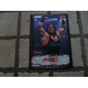  2008 Tristar Tna Inpact Rhino #9 Wresling Card Everything 