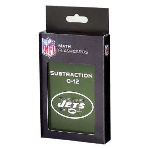  NFL New York Jets Subtraction Flash Cards Sports 