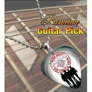  Bon Jovi Circle 2011 Tour Premium Guitar Pick Necklace 