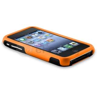   PIECE HYBRID RUBBER HARD CASE COVER FOR APPLE IPHONE 3G 3GS 3 USA