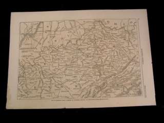 Civil War Map 1863 Yazoo Pass Expedition Water Line  
