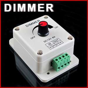 PWM Dimming Controller For LED Lights or Ribbon 3528 5050, 12 Volt 8 
