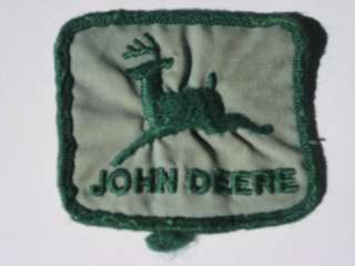 JOHN DEERE SEW ON PATCH VINTAGE GREEN DEER  