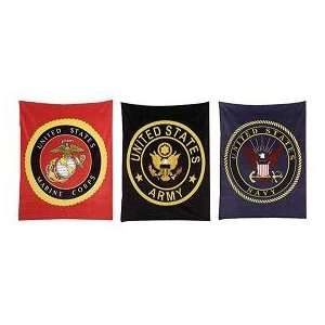  Military Logo Fleece Blankets