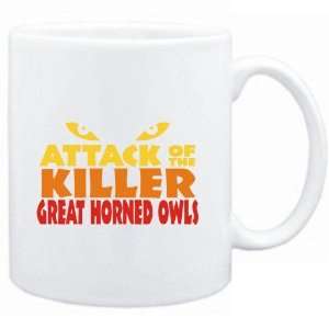  Mug White  Attack of the killer Great Horned Owls 