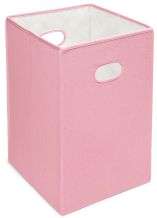 Badger Basket Pink Folding Storage Hamper  