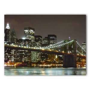     Brooklyn Bridge Manhattan Skyline   150Piece mini Plastic puzzle