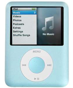Apple 8GB 3rd Generation Blue iPod Nano (Refurbished)  