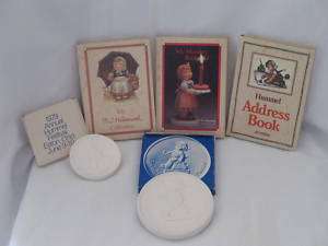 Hummel Memory Address Collection Books and 2 Plaques  
