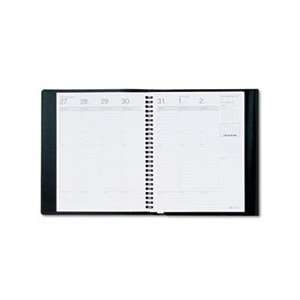  Weekly Appointment Book Plus, 6 7/8 x 8 3/4, Black, 2012 