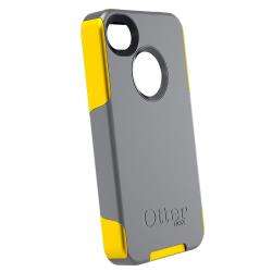 Otter Box Apple iPhone 4/ 4S OEM Grey/ Sun Yellow Commuter Case 