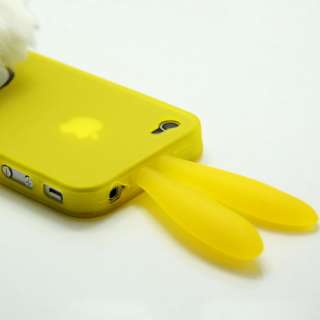 Bunny Rabito Rubber Case Iphone 4G Case Yellow  