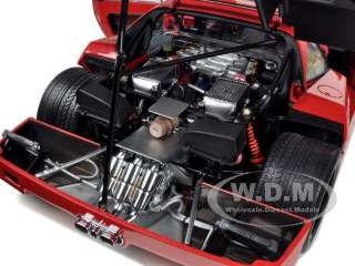 FERRARI F40 LIGHT WEIGHT RED WITH LM WING 112 BY KYOSHO 08602RL 