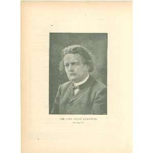  1895 Print Composer Anton Rubinstein 