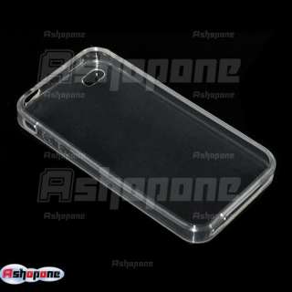 Clear Pure Crystal Slip Gel Case for Apple iPhone 4G 4  