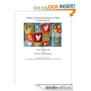 Peace and Love Tote, Wallet and Purse Set Crochet Pattern [Kindle 