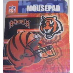  NFL Cincinnati Bengals Logo & Helmet Mouse Pad Office 