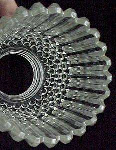Clear Glass Art Deco Hobnail Light Lamp 3.25 in Shade Chandelier Wall 