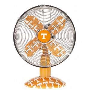  10 TENNESSEE VOLUNTEERS Yellow Finish Sport Table Top Fan 