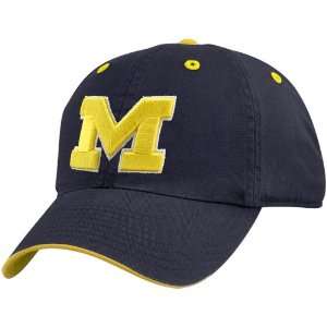   Michigan Wolverines Navy Blue Crew Adjustable Hat