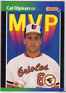 Cal Ripken, Jr.   Donruss 1989   #RC 15   MVP card  