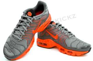 Nike Air Max Plus 1.5 GS 433785 082 Grey Orange Boys New Shoes Size 4 