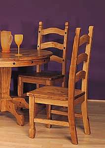 Santa Fe Pine Dining Chairs (Set of 2)  