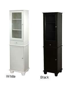 Innovations Satin Knickel Knobs Apothecary Cabinet  