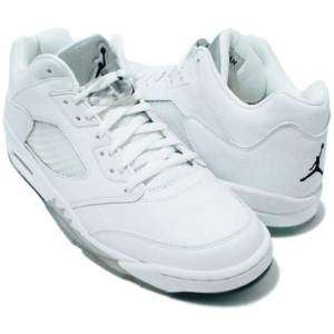 Nike Air Jordan 5 V Retro Low White/Metallic Silver 314337 101 Women 