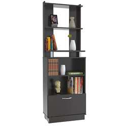 Inval Espresso/Wenge Storage Bookcase  