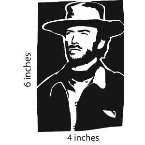  Clint Eastwood High Plains Sticker Cut Vinyl Decal 