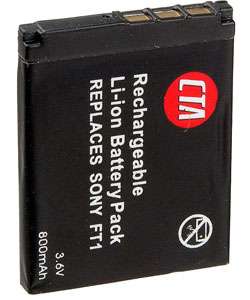 CTA Replacement Battery for Sony NP FT1  