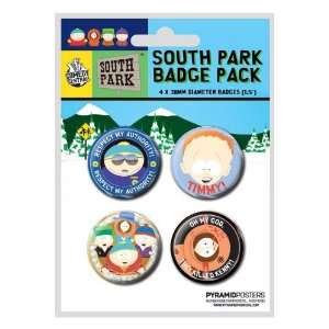  Pyramid International   South Park pack 4 badges Toys 