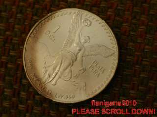 uncirculated coin 1995 MEXICAN LIBERTAD 1 OUNCE SILVER  
