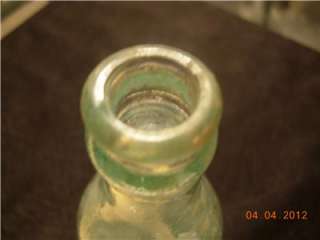 Vintage Retro Old Green Glass Bottle PEPSI Cola Soda 6 oz Goldsboro NC 