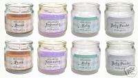 AROMATHERAPY GLASS JAR SCENTED CANDLES LOT WHOLESALE  